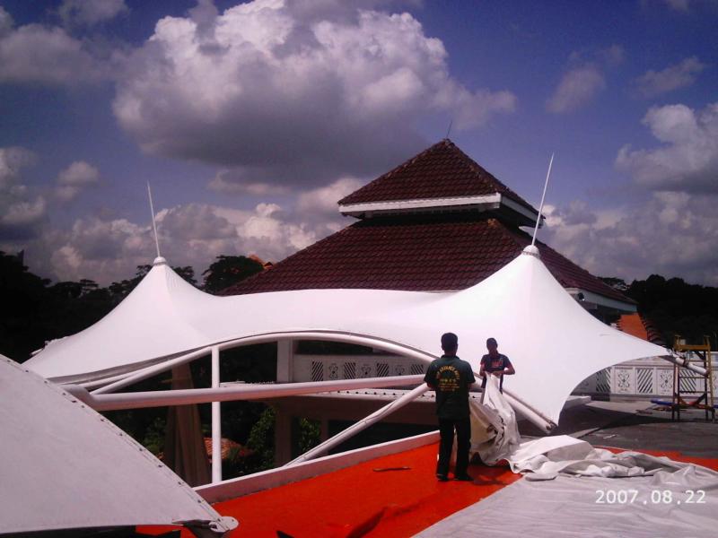 Malaysia History Museum membrane structure roof